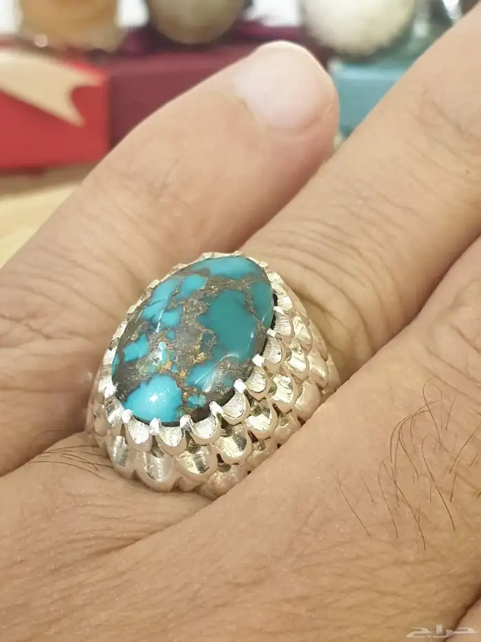 خاتم فيروز نيشابوري شبكي 12