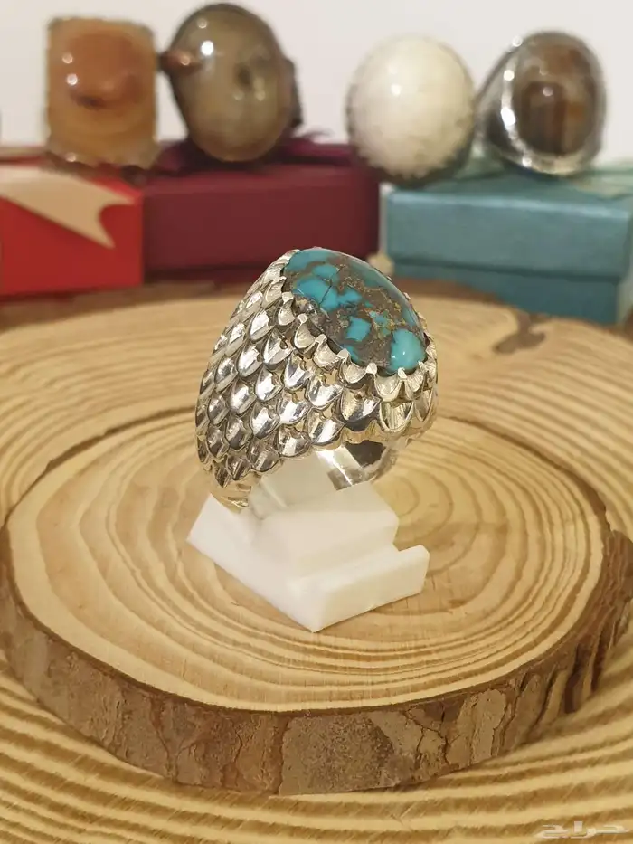 خاتم فيروز نيشابوري شبكي 10