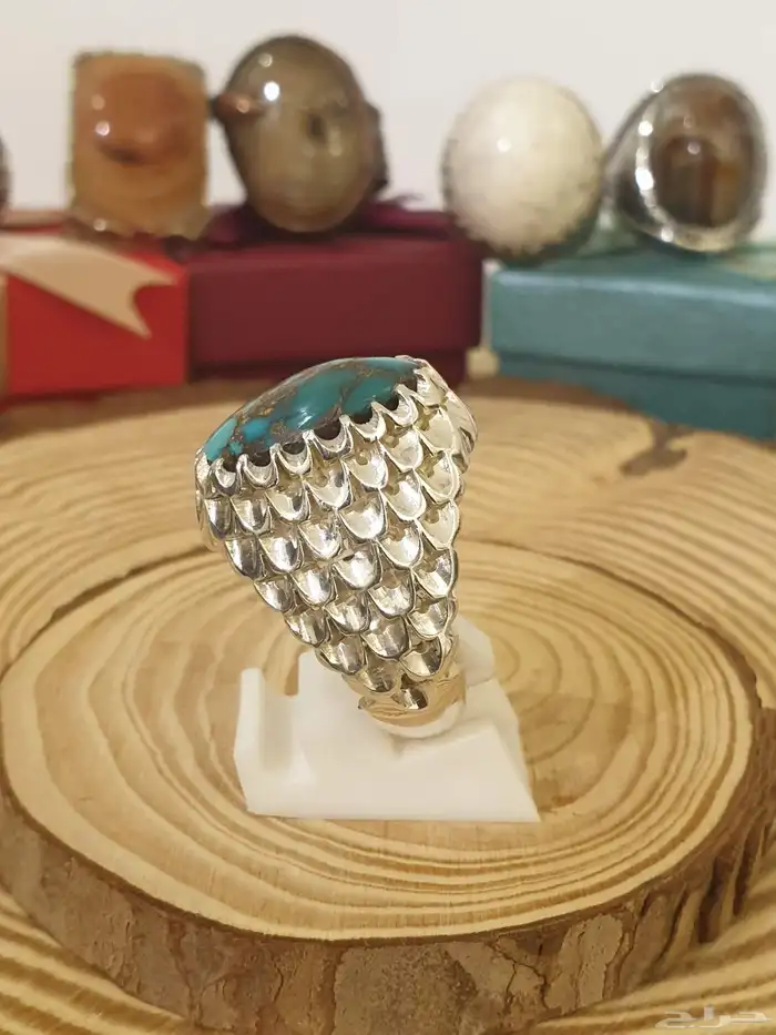 خاتم فيروز نيشابوري شبكي 8