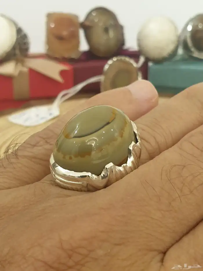 خاتم عقيق يماني سليماني شبوه نوادر 1