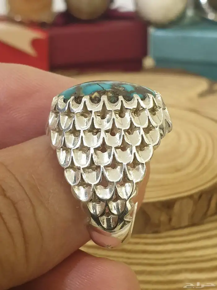 خاتم فيروز نيشابوري شبكي 2