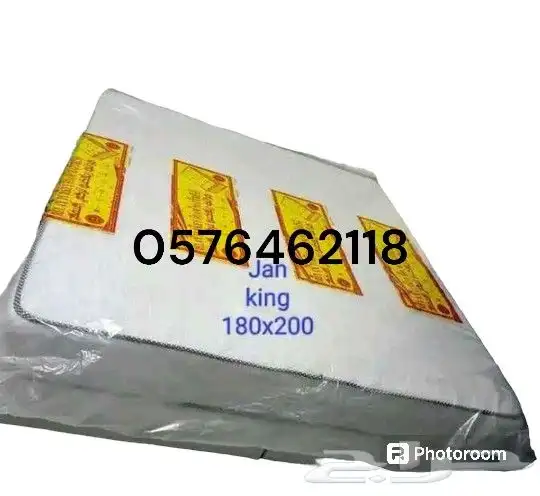 متوفر لدينا سرير نفر واحد خشب مقاس 90 190  سرير نفر ونص مقا 5
