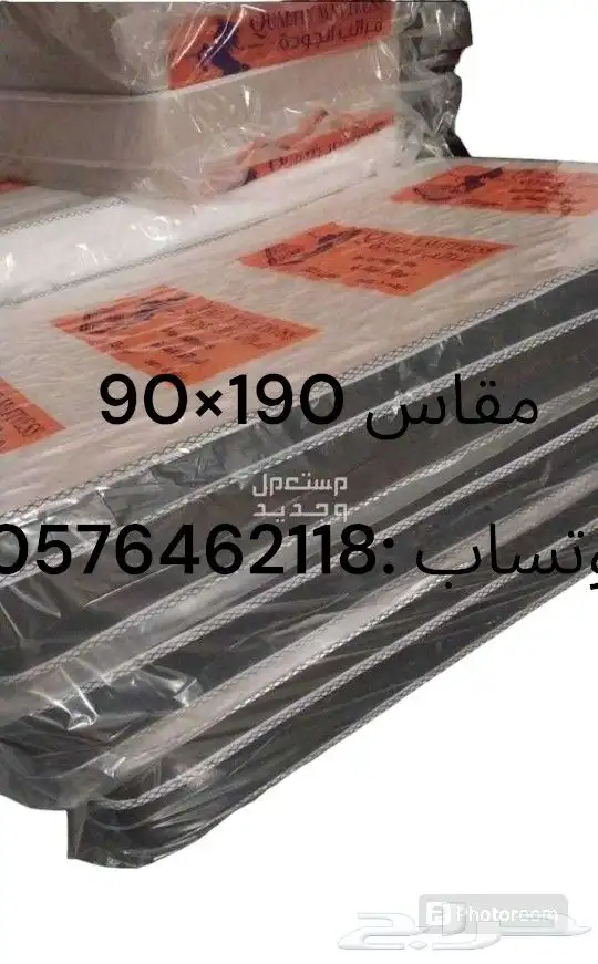 متوفر لدينا سرير نفر واحد خشب مقاس 90 190  سرير نفر ونص مقا 2