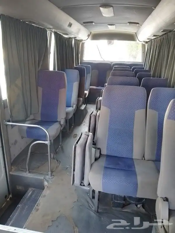 باص للا يجار مع السائق تويوتا كوستر موديل2012لنقل عمال شركات 2