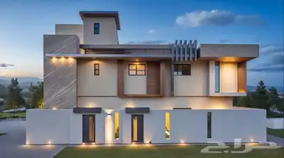 تصميم معماري تصميم فلل استراحات شاليهات واجهات 2