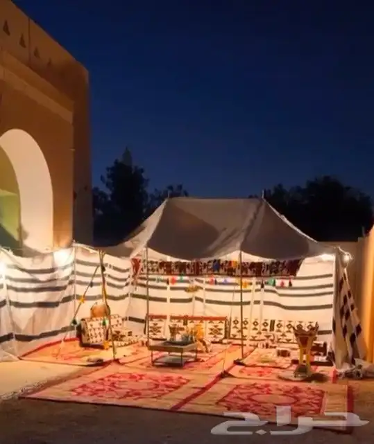تاجير خيام تاجير بيوت شعر جميع التراث بوم التاسيس 1