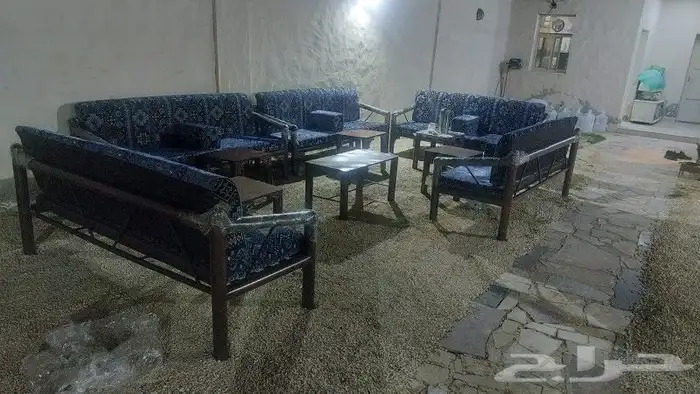 كراسي حديد خارجية جلسات مراكيز احواش استراحات شاليهات 3