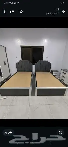 غرف نوم جديده مع تقسيط تابي او تمارا 9