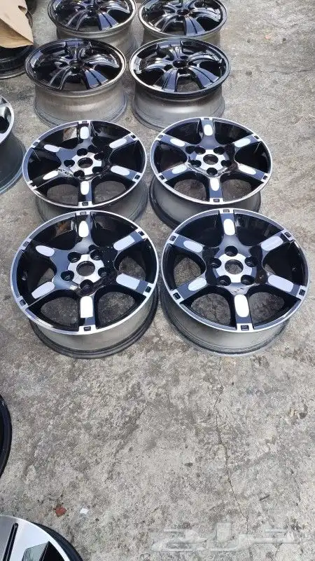 جنوط نيسان كروم الأصلي وكاله موديل 2007 2008 مقاس 16 2