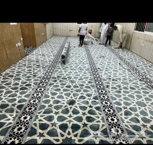 فرش مساجد في جميع أنحاء المملكة تركي سميك خفيف اكريلك 18