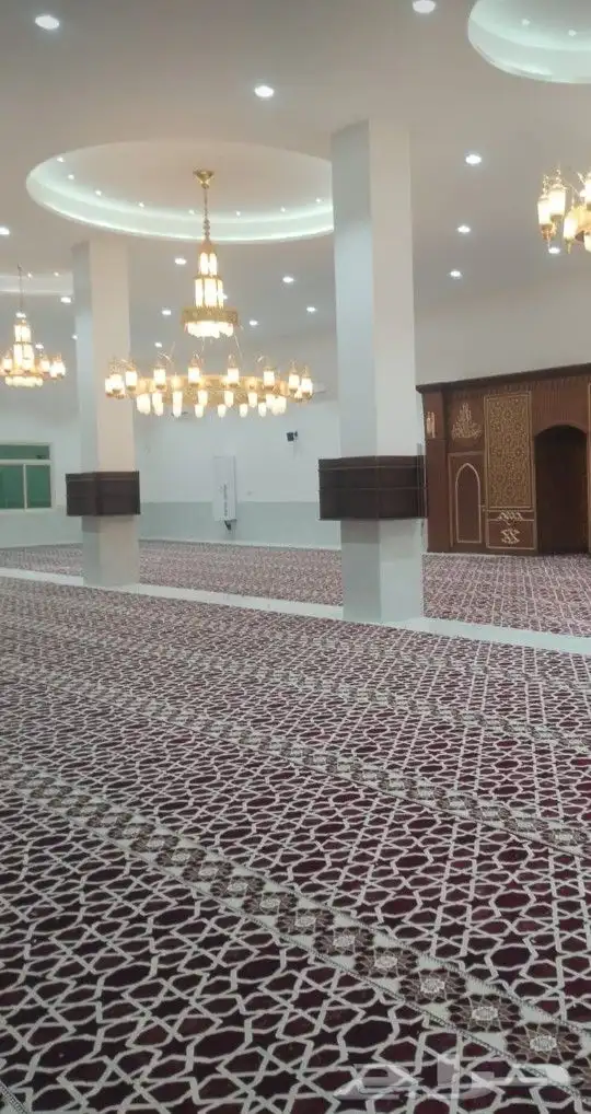 فرش مساجد في جميع أنحاء المملكة تركي سميك خفيف اكريلك 30