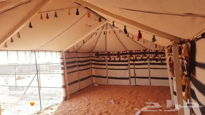 بيوت شعر ابيض جميع المقاسات ضد المطر وشمس 8