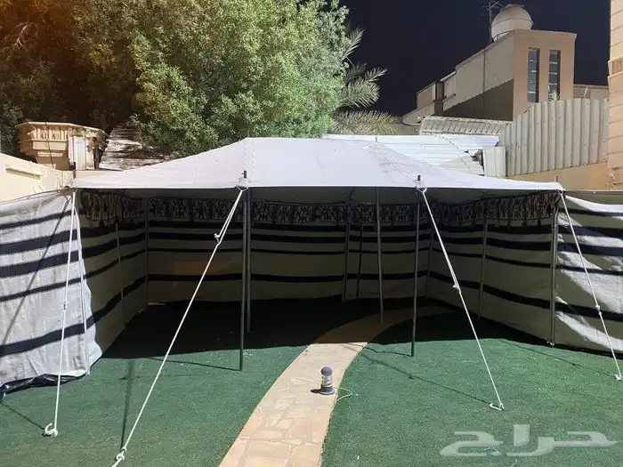 بيوت شعر ابيض جميع المقاسات ضد المطر وشمس 0