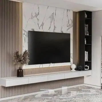 ديكورات ودهانات بديل شيبورد ورق جدران الرخام تكسيات خشبيه 6