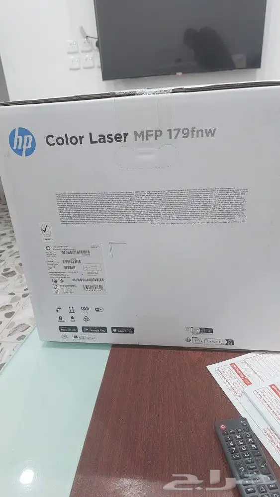 طابعة hp ليزر ملون جديدة لم تستخدم 2