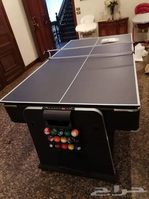 طاولات اربعة بواحد بلياردو تنس هوكي طاولة طعام جديد 2