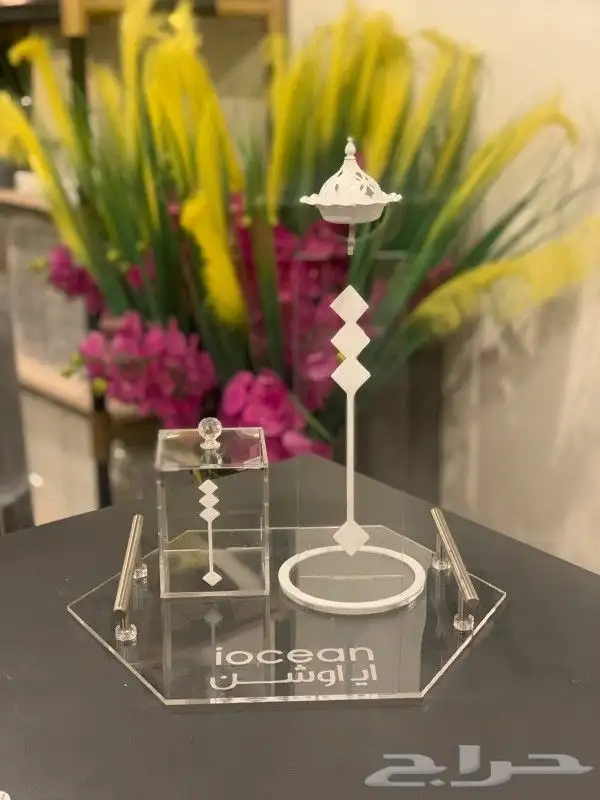 مباخر جلد مباخر أكريليك طقم عرائسي جلد تصميم حسب الطلب 2