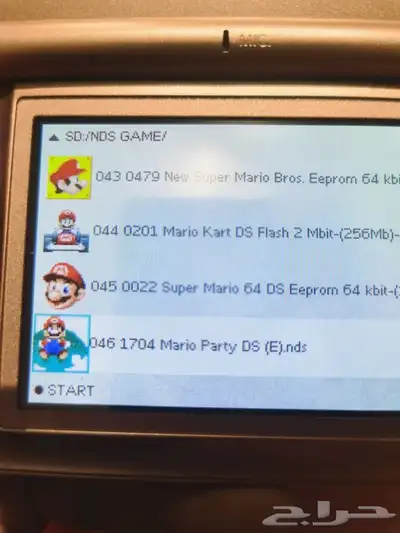ذاكرة لجهاز DS و DS Lite بها اكثر من 600 لعبة لعدة أجهزة 6
