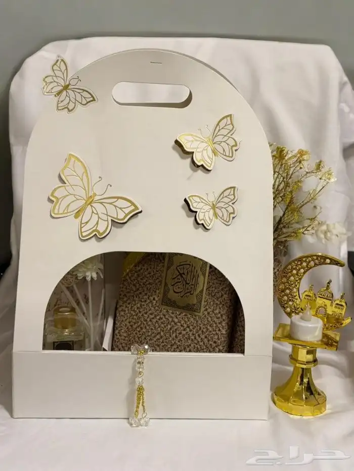 بكج الصلاة المتكامل شراشف صلاة سجادة مصحف سبحه 5