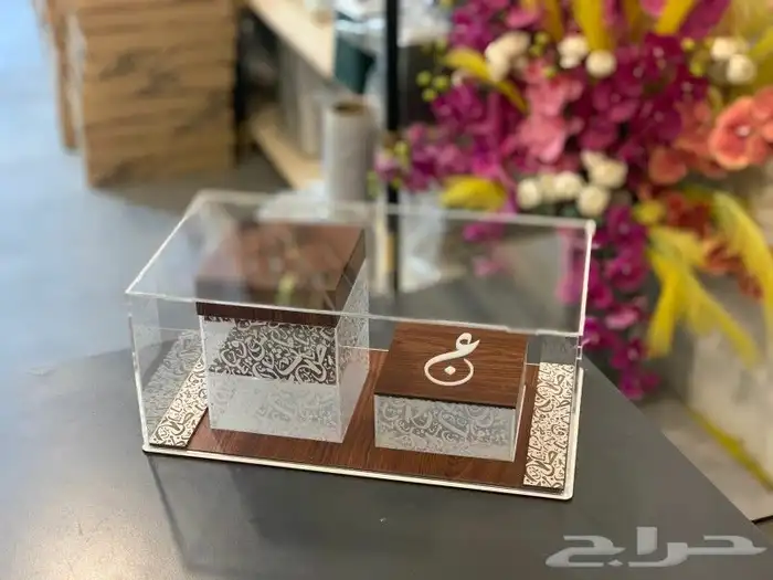 مباخر جلد مباخر أكريليك طقم عرائسي جلد تصميم حسب الطلب 6