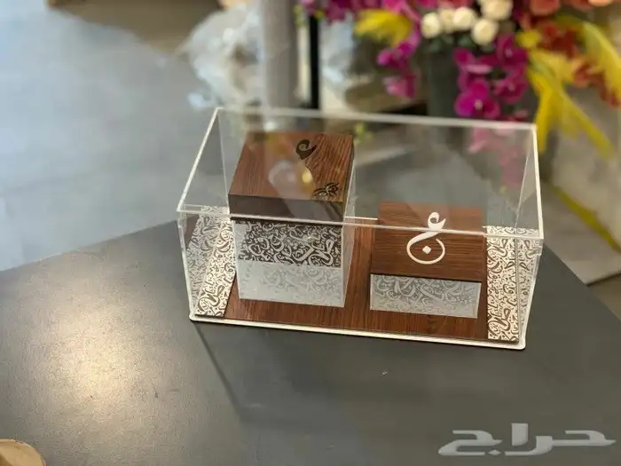 مباخر جلد مباخر أكريليك طقم عرائسي جلد تصميم حسب الطلب 5