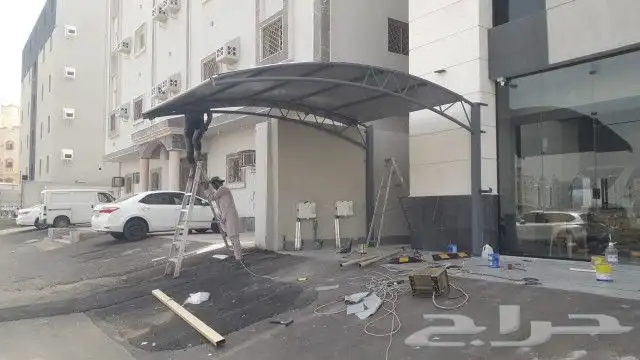 ساتر قماش مظلات مواقف سيارات 13