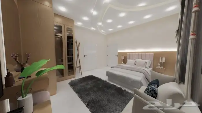 تصميم وتفصيل غرفة نوم مودرن 5