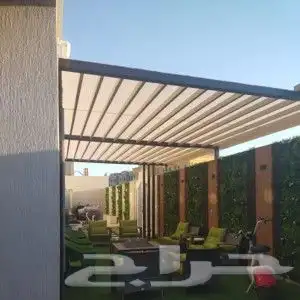 مضلات  سواتر تنسيق حدايق  برجولات 2