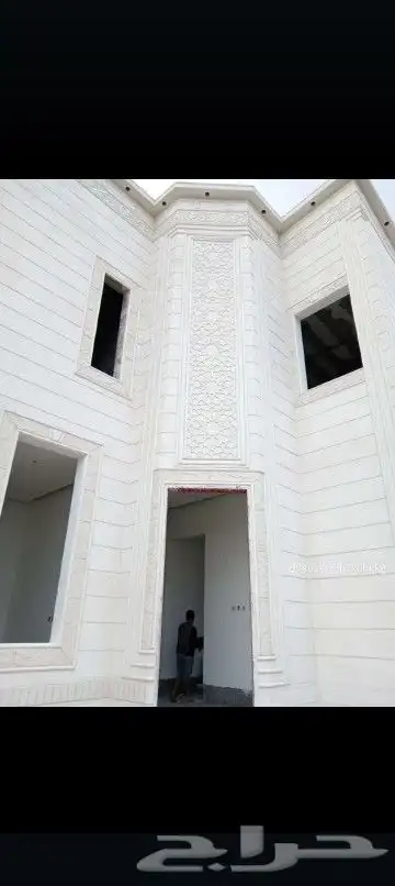 ديكورات خارجيه والياسه ملونه بلااسمنت الأبيض بديل الحجر اطبي 7