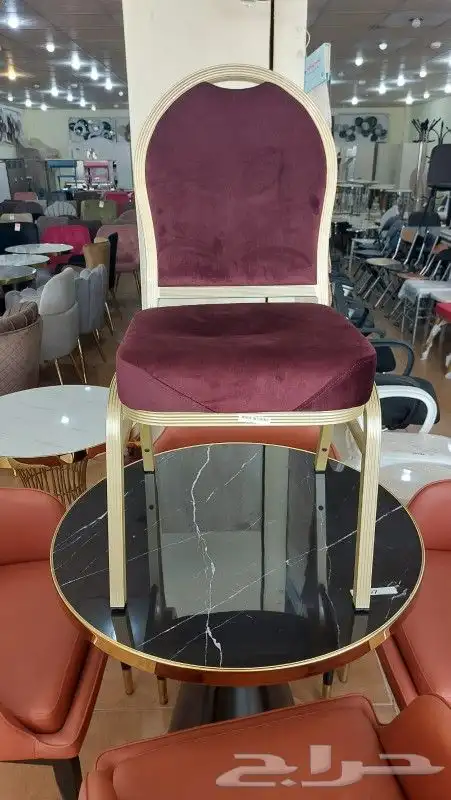 كراسي افراح. جميع الاشكال الاوان والنقاشات طاولات فيبر وخشب 0