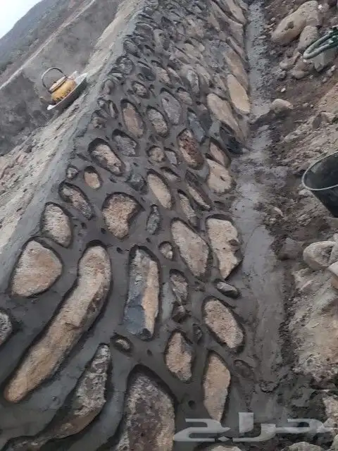 بنيان حجر فك صخور ورباريب وجميع المعدات 6