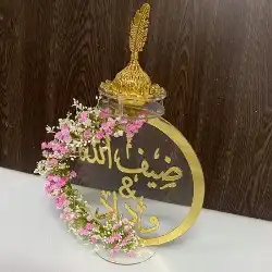 مباخر اعراس ومناسبات اكريلك بلاسم والورد 2