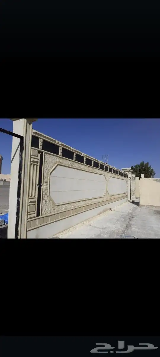 ديكورات خارجيه اسمنت ابيض 3