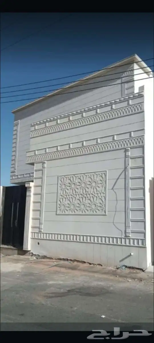 ديكورات خارجيه اسمنت ابيض 6