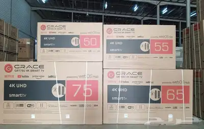 تتوفر لدينا شاشات TCL و KMC و جنرال هاينسنس و LG 6