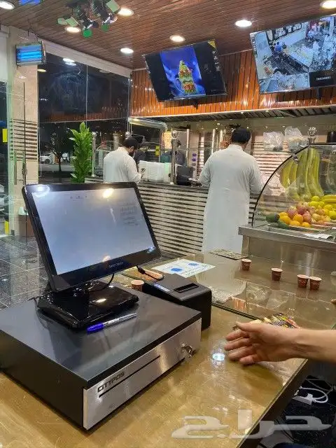 أجهزة كاشير وبرامج محاسبية درج نقود طابعة فواتير ميزان باركو 1