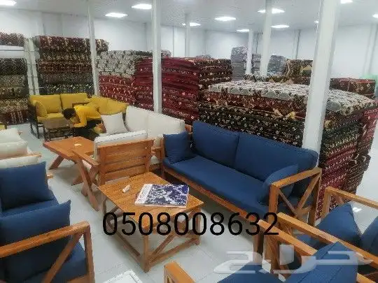 كراسي حديد خارجية جلسات مراكيز احواش استراحات 13