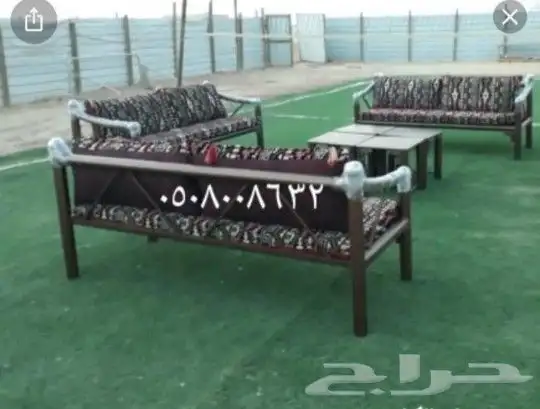كراسي حديد خارجية جلسات مراكيز احواش استراحات 3