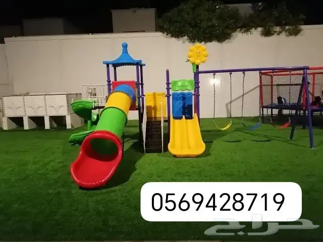مجموعة مراجيح وزحاليق استراحات حدائق شاليهات السعر مميز 4
