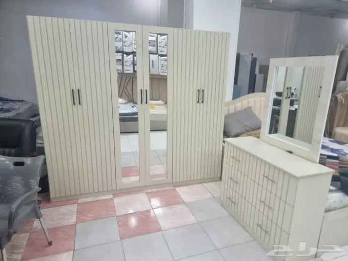 سرير حديد دورين نفر مراتب لحاف مخده شراشف تسريحه غرفه نوم 7