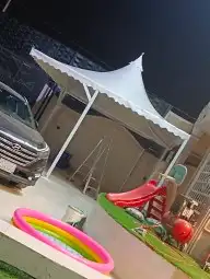 بيت شعر مشب نار قرميد استراحة ديوانيه مظلات سياره 17