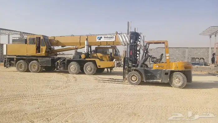 كرين ونش فوركلفت رافعات شوكيه للايجار 1