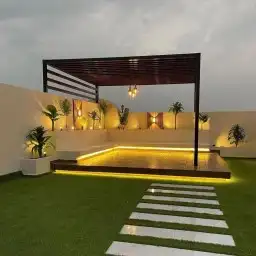 تنسيق حدائق ديكورات حدائق القصيم تيل طبيعي شبكات ري 0