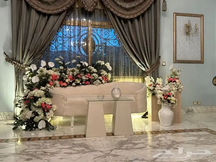 تنسيق حفلات الزفاف كوش افراح وممرات 17