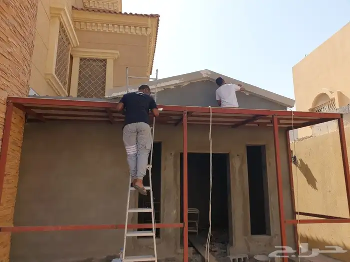 بناء مجالس وديكورات عوازل ترميم اصباغ حداده بديل خشب 14