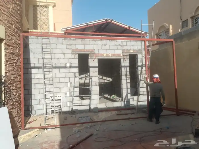 بناء مجالس وديكورات عوازل ترميم اصباغ حداده بديل خشب 2