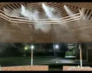 ضباب والرذاذ لتبريد الجلسات الخارجية 1