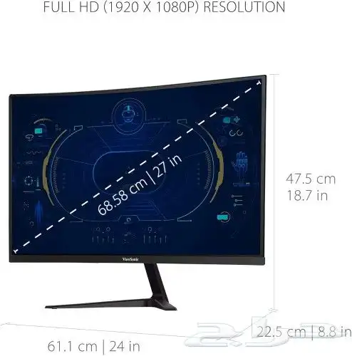 شاشة gaming viewsonic جديد 3