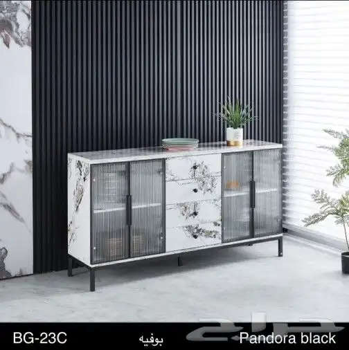 طاولة بوفيه خشب 6