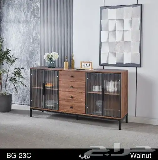 طاولة بوفيه خشب 7